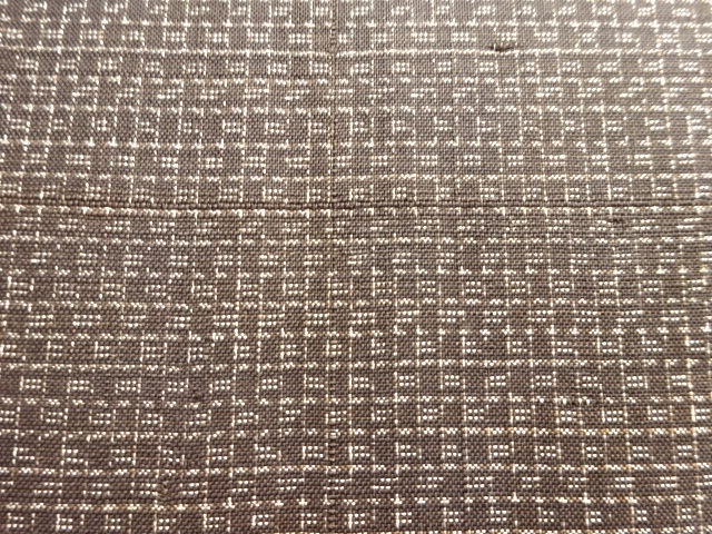 JAPANESE KIMONO / ANTIQUE MENS KIMONO / SILK / DORO OSHIMA TSUMUGI